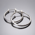 Aros clásicos de plata