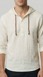 Daniel | Camisa tipo polo con capucha