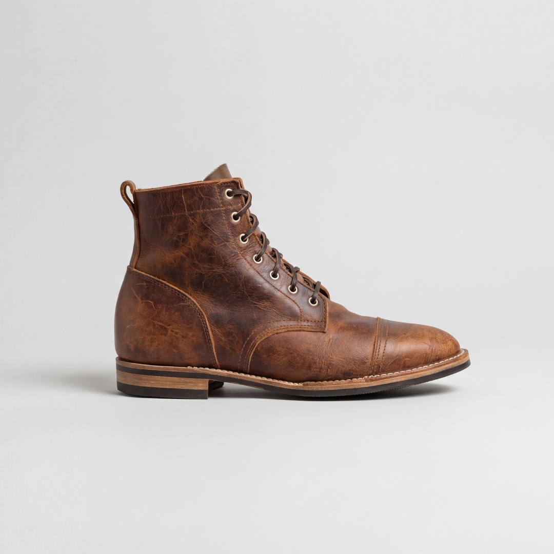 Bronx | Botas de piel robustas para hombre