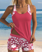 KENDALL – CONJUNTO DE TANKINI ISLA FLORECIDA