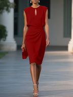 Elena - Elegante vestido de tafetán de lujo