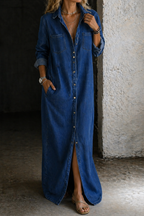 Delana | Vestido denim con Botones