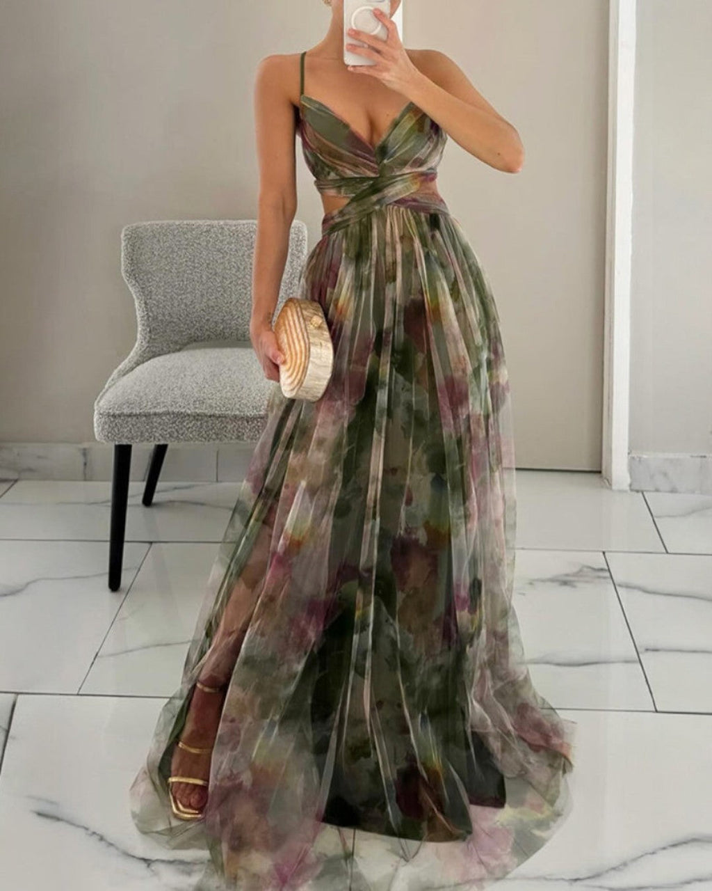 Marcela - Elegante vestido de seda