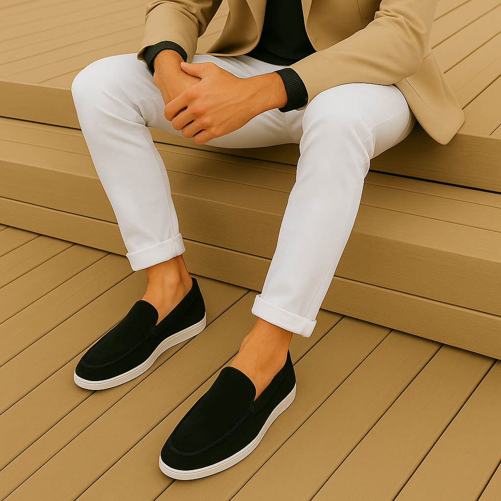 Lusso | Elegantes mocasines de ante