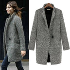 Evelyn - Abrigo de Lana Chic para Invierno