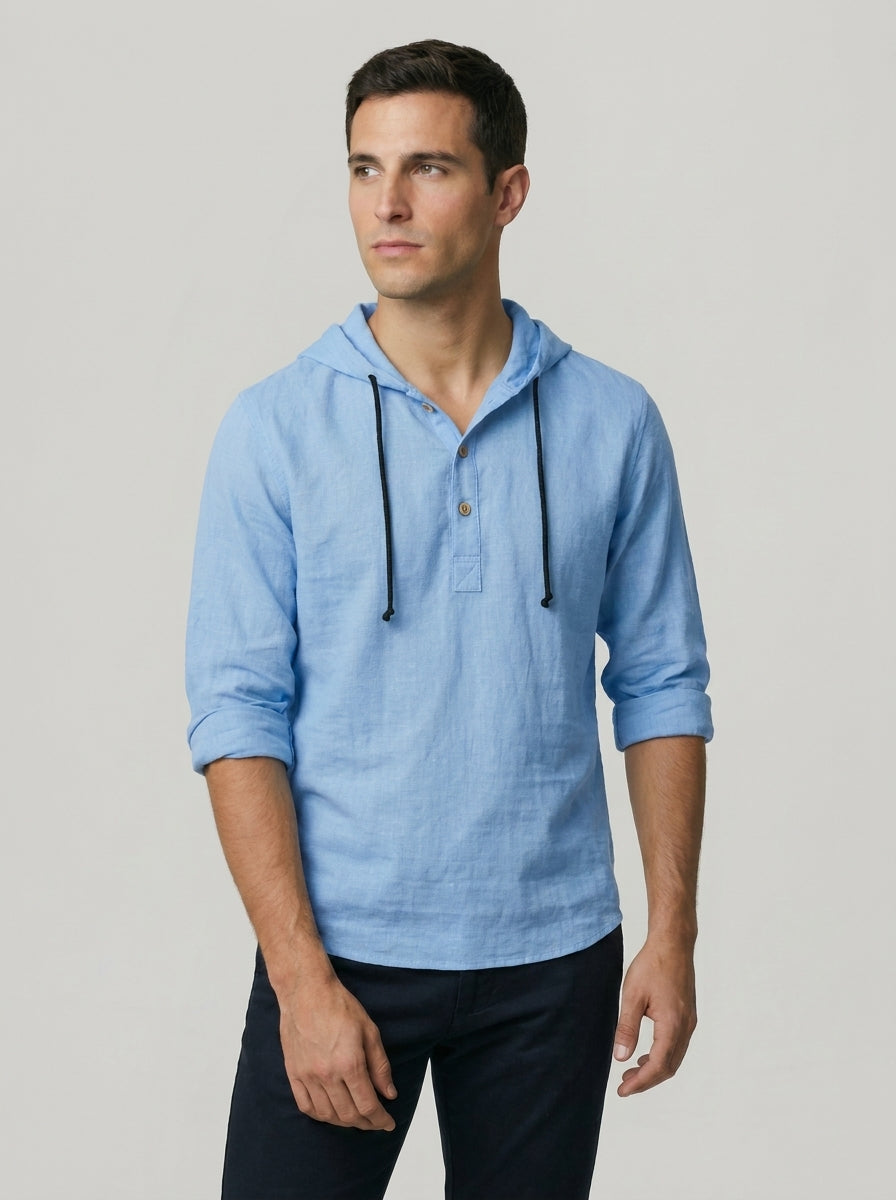 Daniel | Camisa tipo polo con capucha