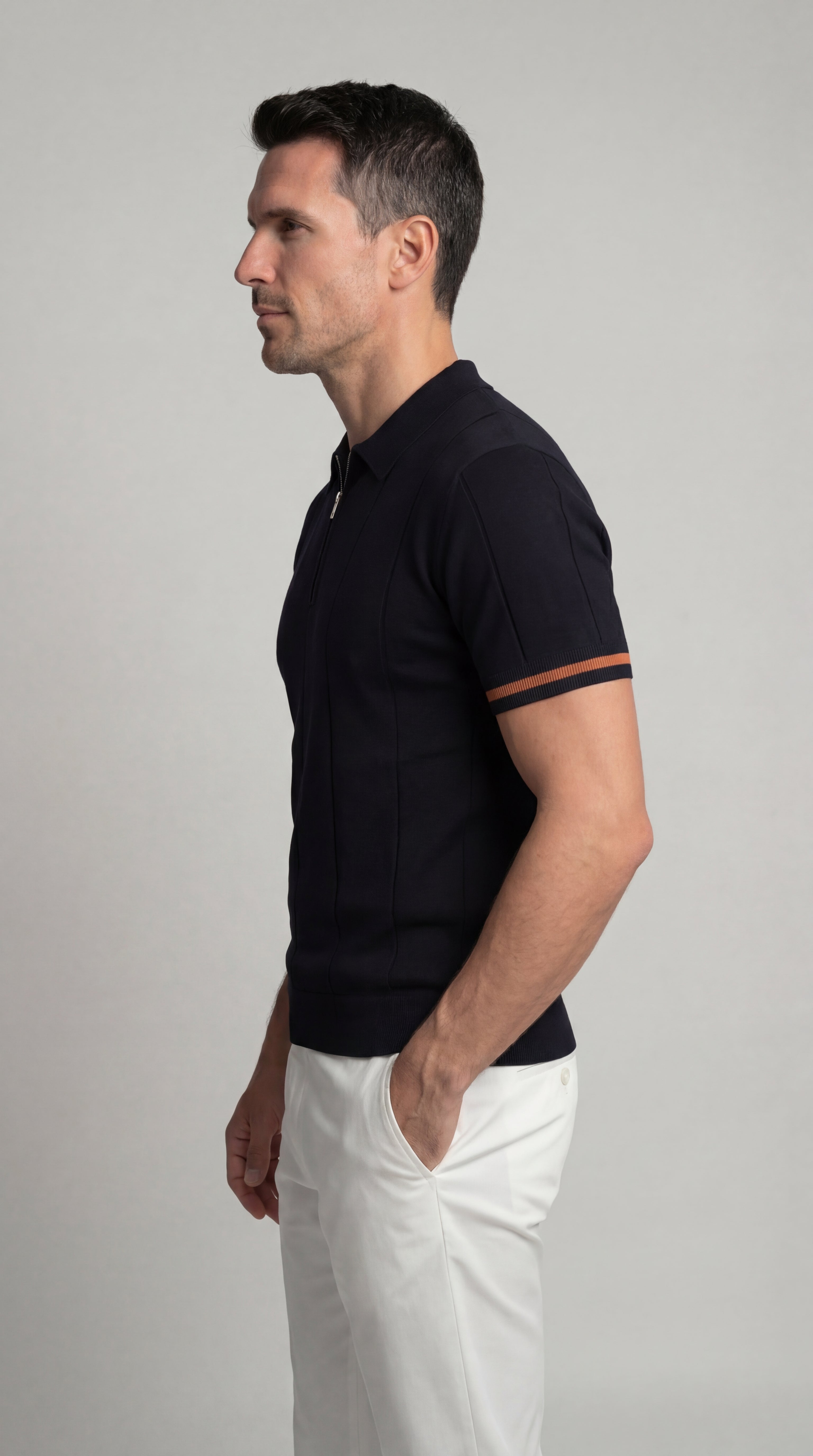Francisco | Polo con cremallera