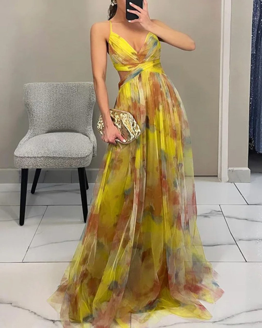 Marcela - Elegante vestido de seda