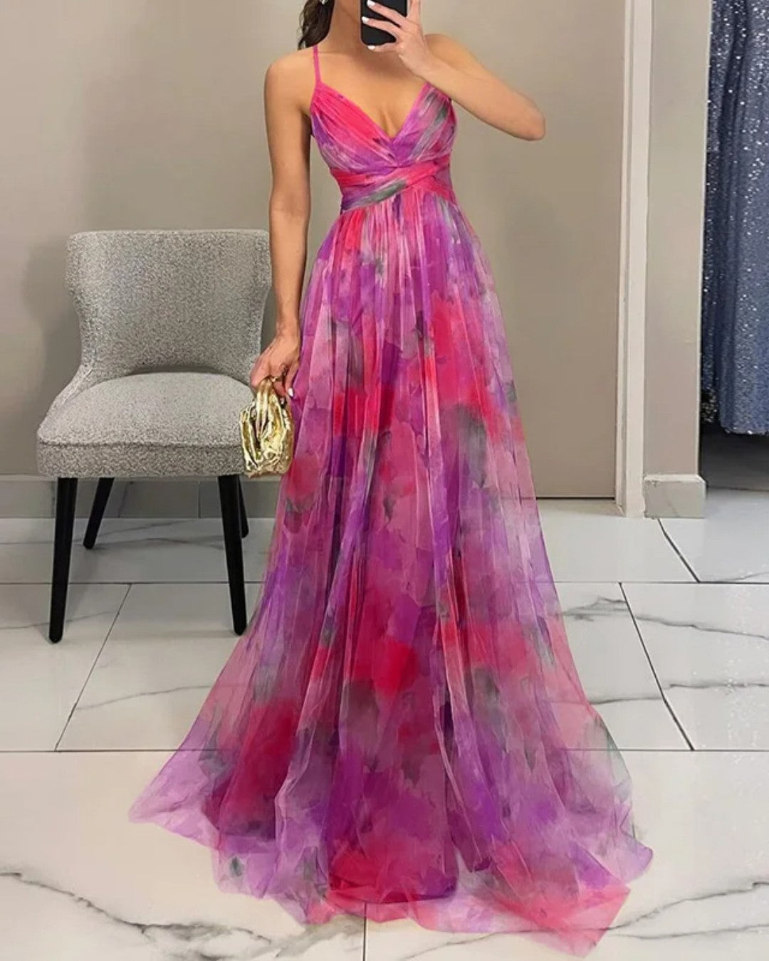 Marcela - Elegante vestido de seda