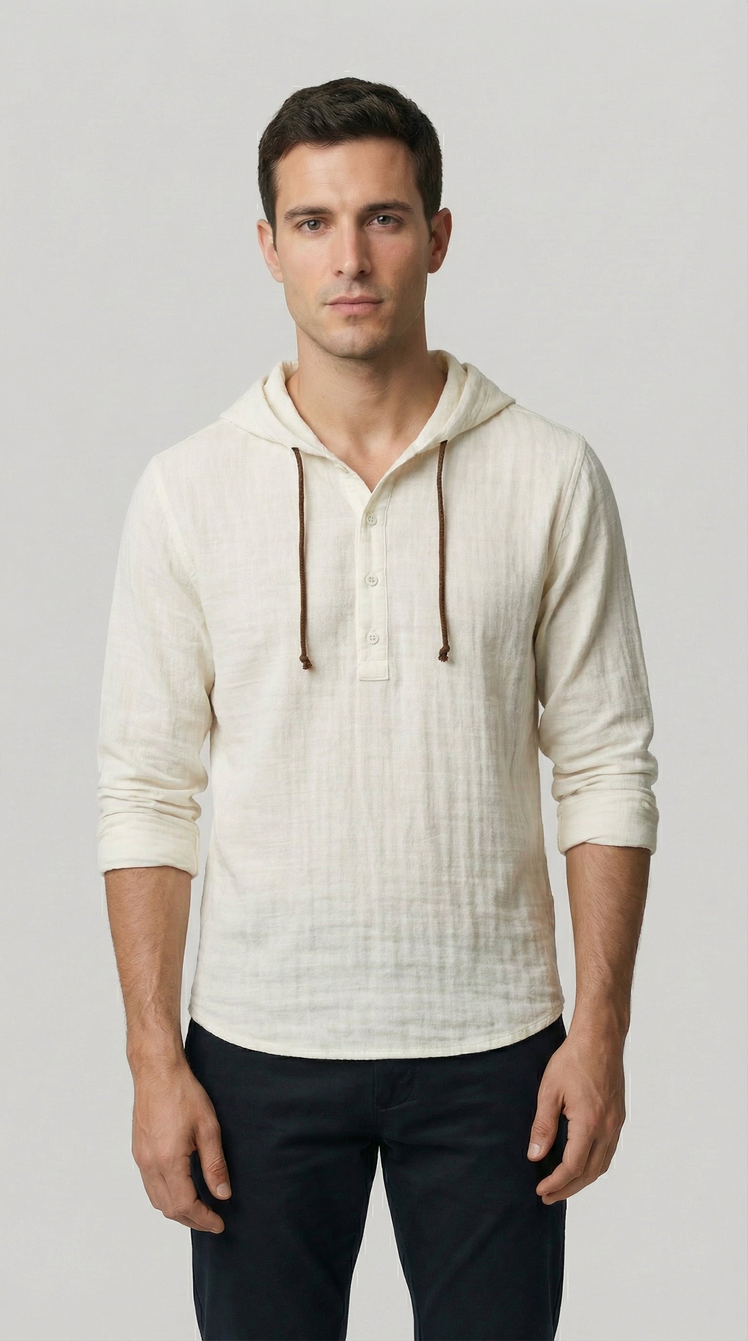 Daniel | Camisa tipo polo con capucha