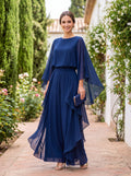 Luisa - Conjunto de dos piezas en crepé, elegante y refinado