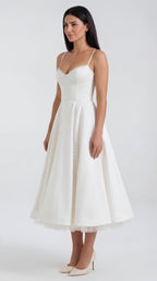 Vestido de tul y midi de Isold