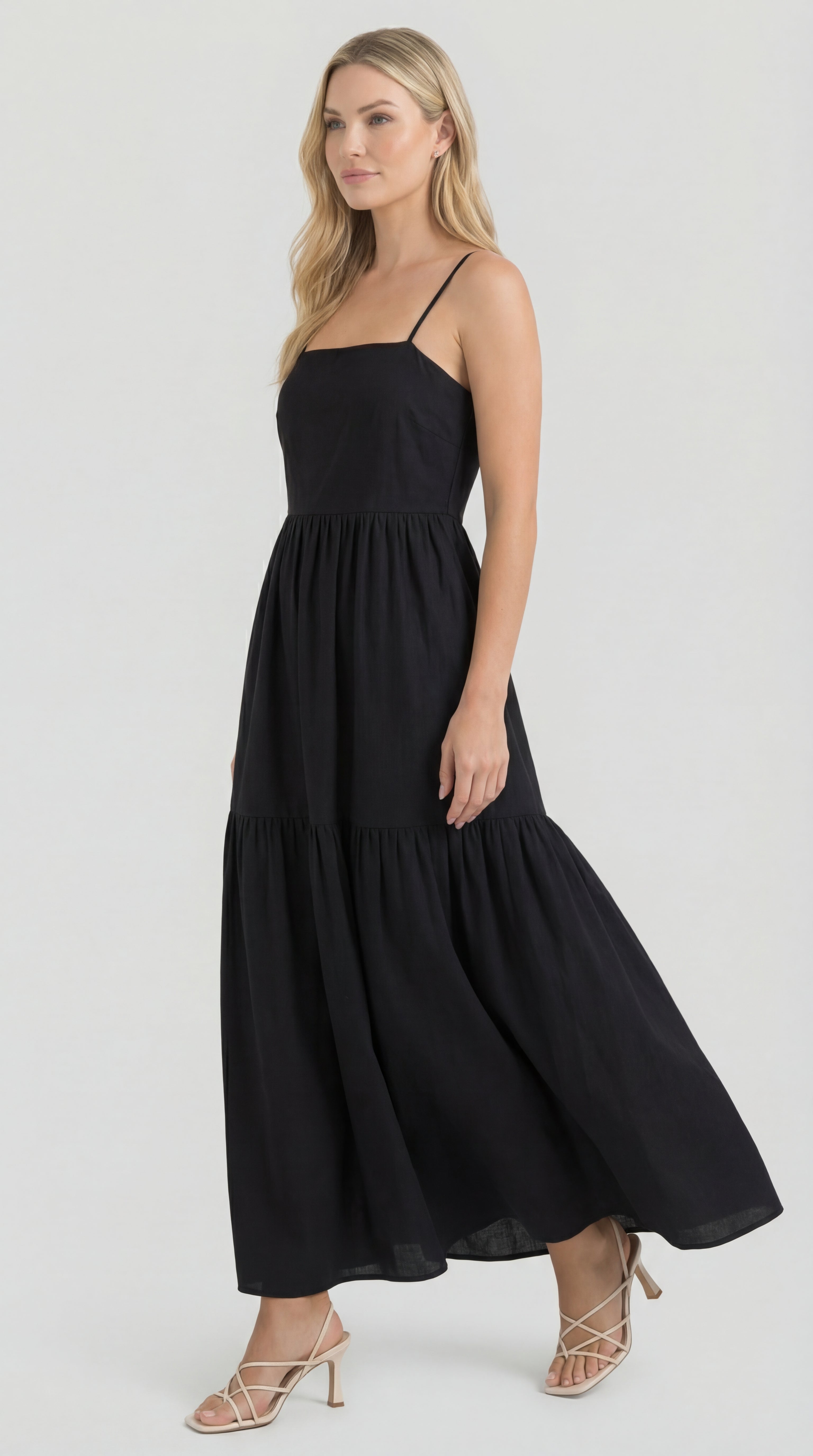 Vestido largo sin espalda Victoria