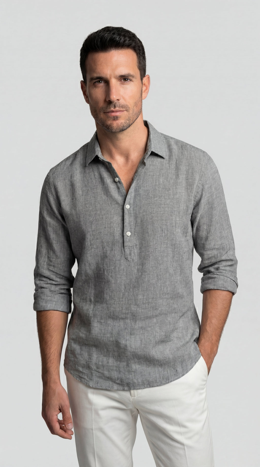Isla | Camisa clasica de algodón