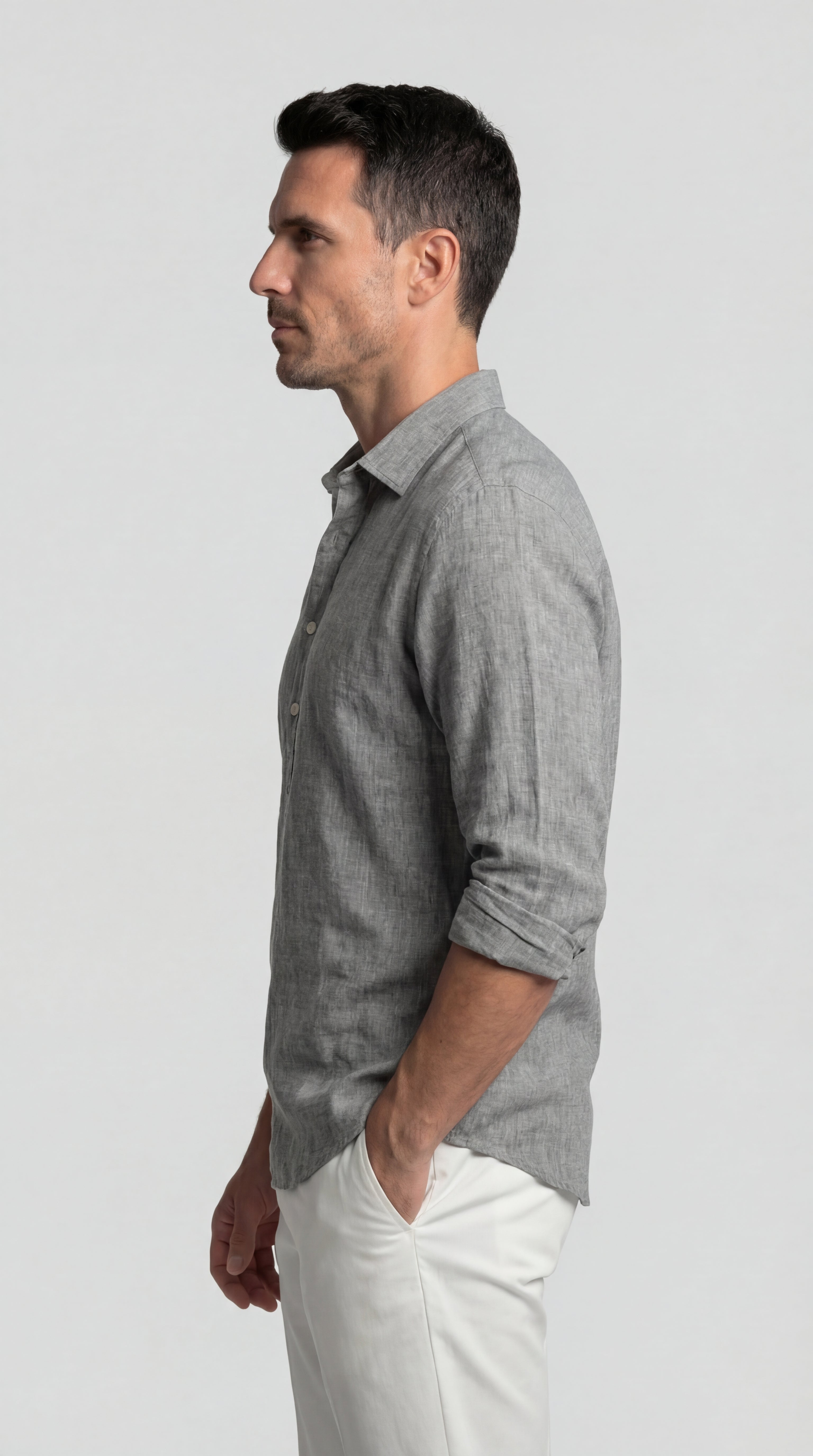 Isla | Camisa clasica de algodón