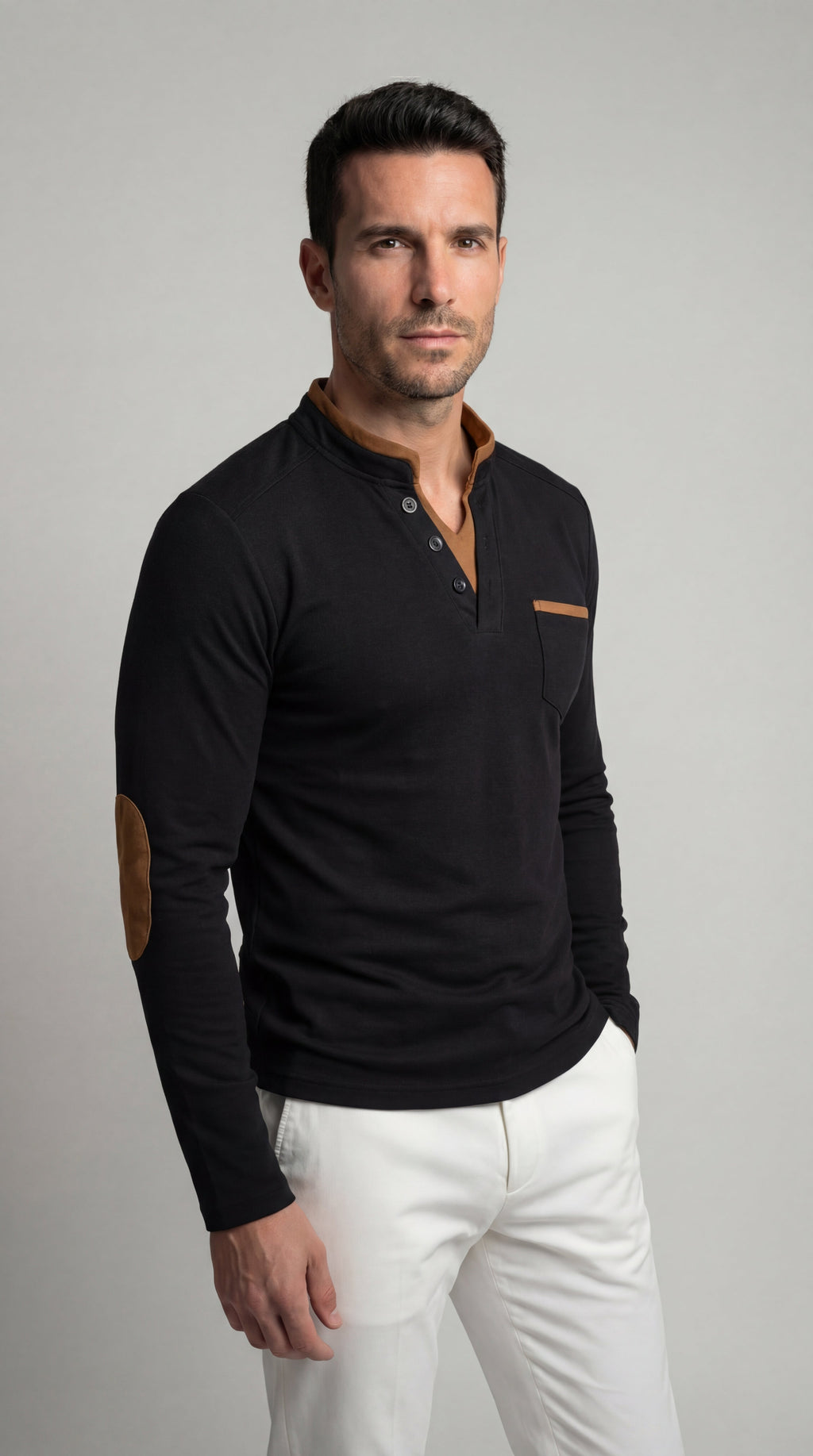 Louis | Camiseta manga larga cuello en V