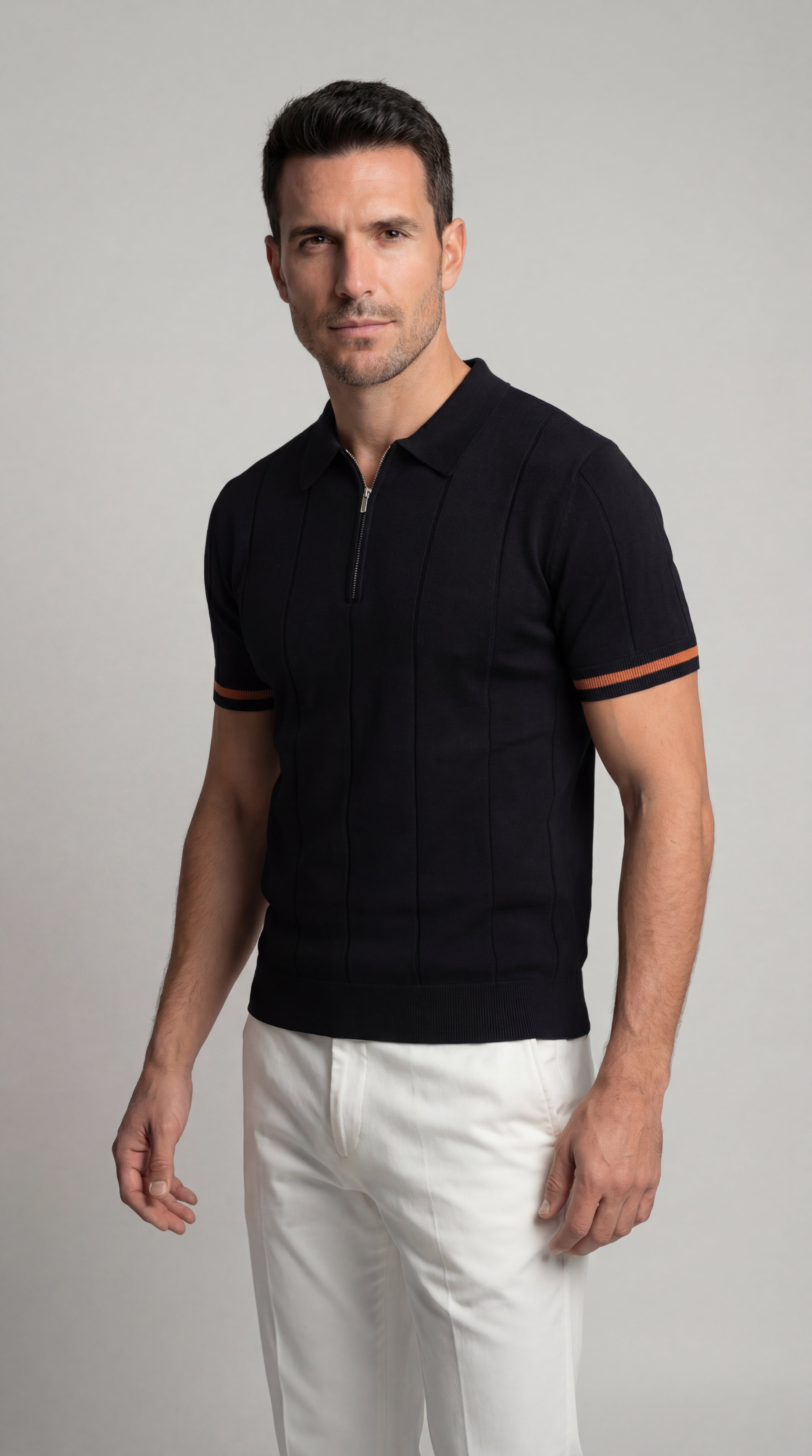 Francisco | Polo con cremallera