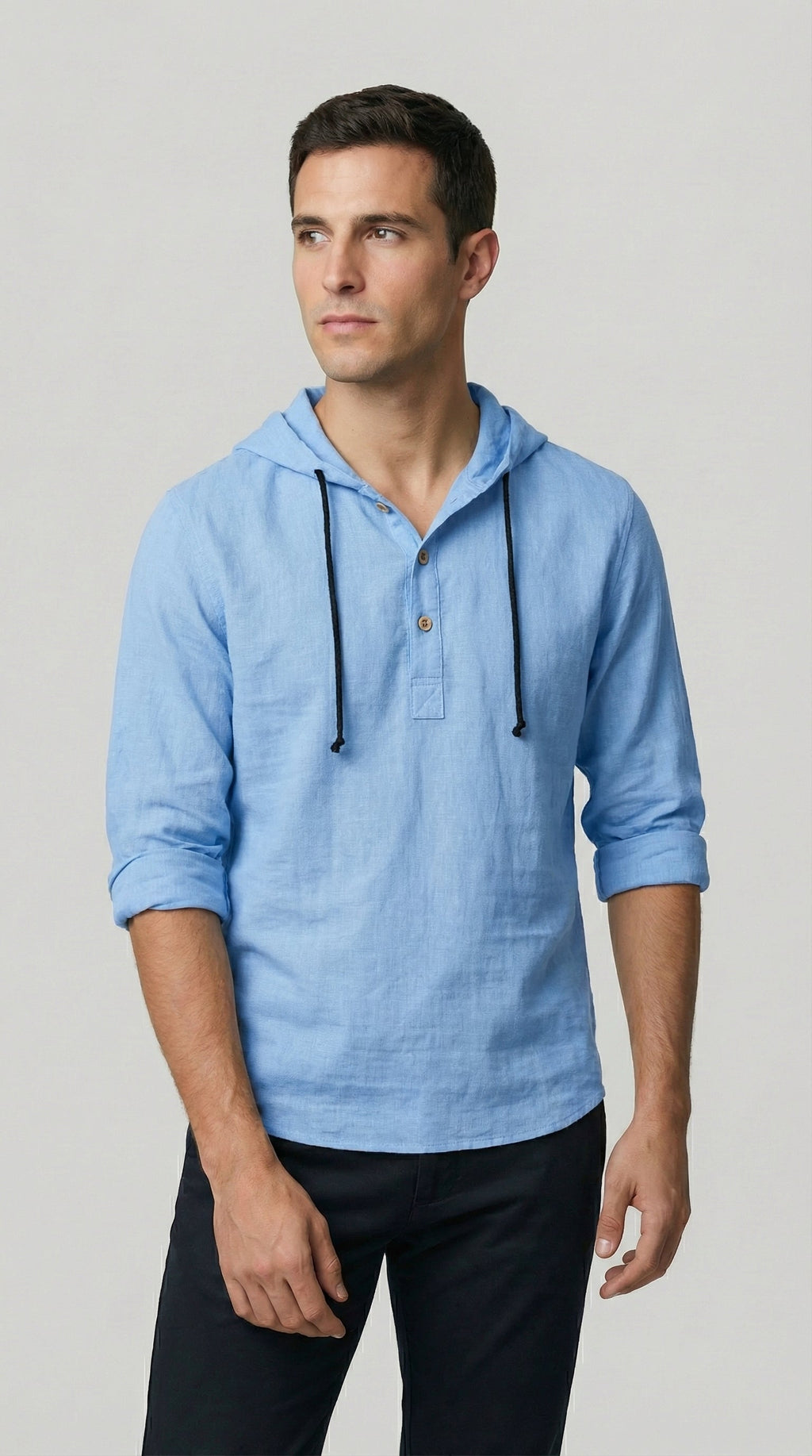 Daniel | Camisa tipo polo con capucha