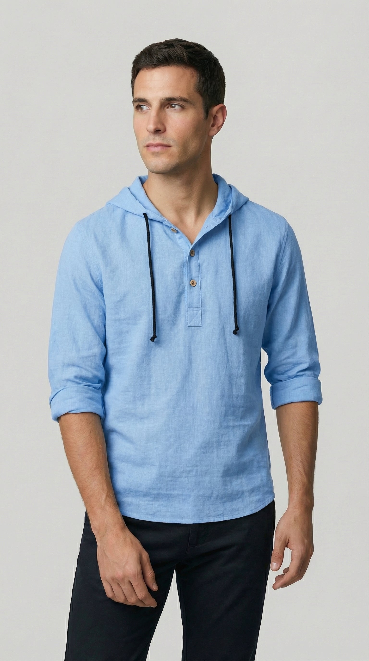Daniel | Camisa tipo polo con capucha