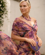 Samantha - Vestido elegante con drapeado