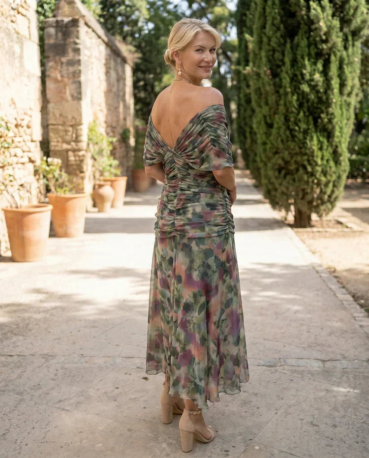 Samantha - Vestido elegante con drapeado