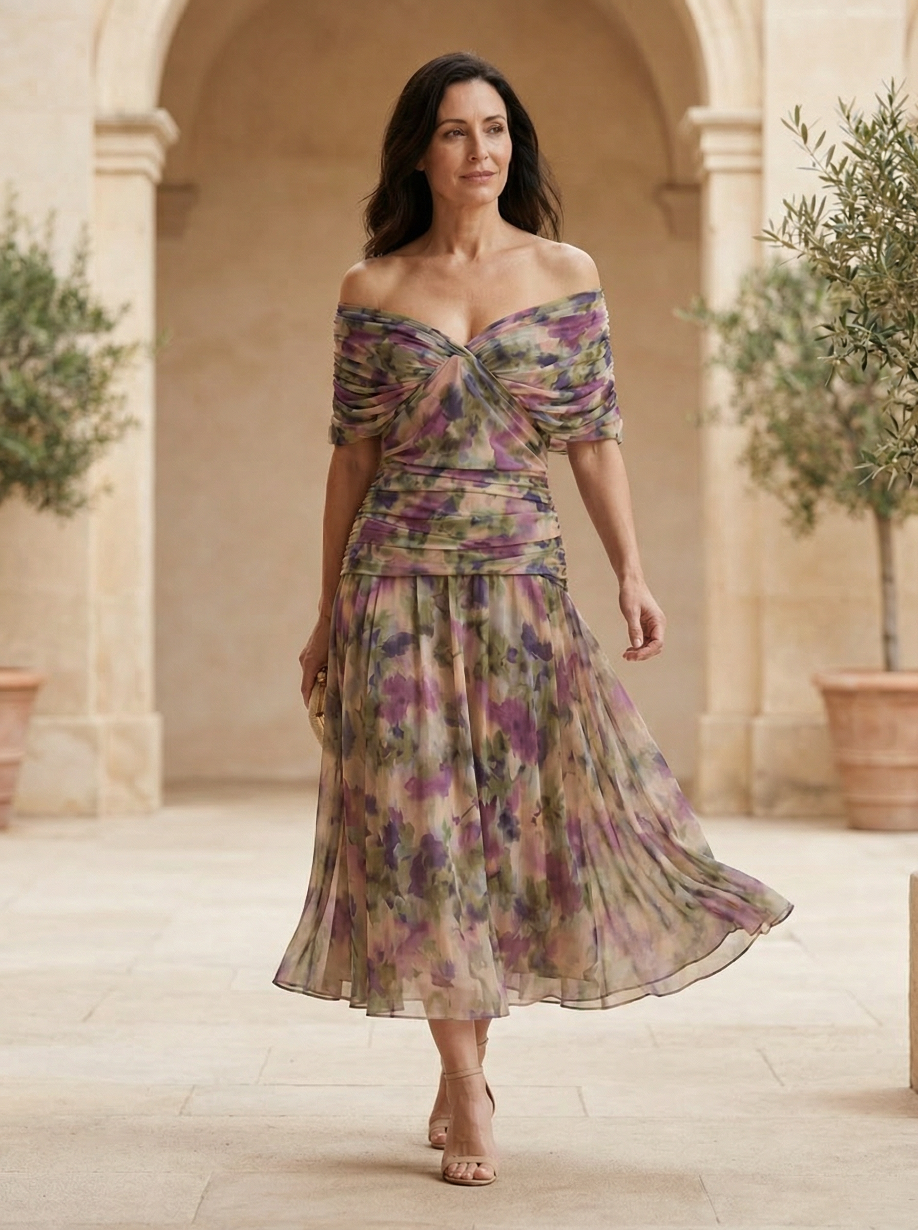 Santana - Elegante vestido de seda