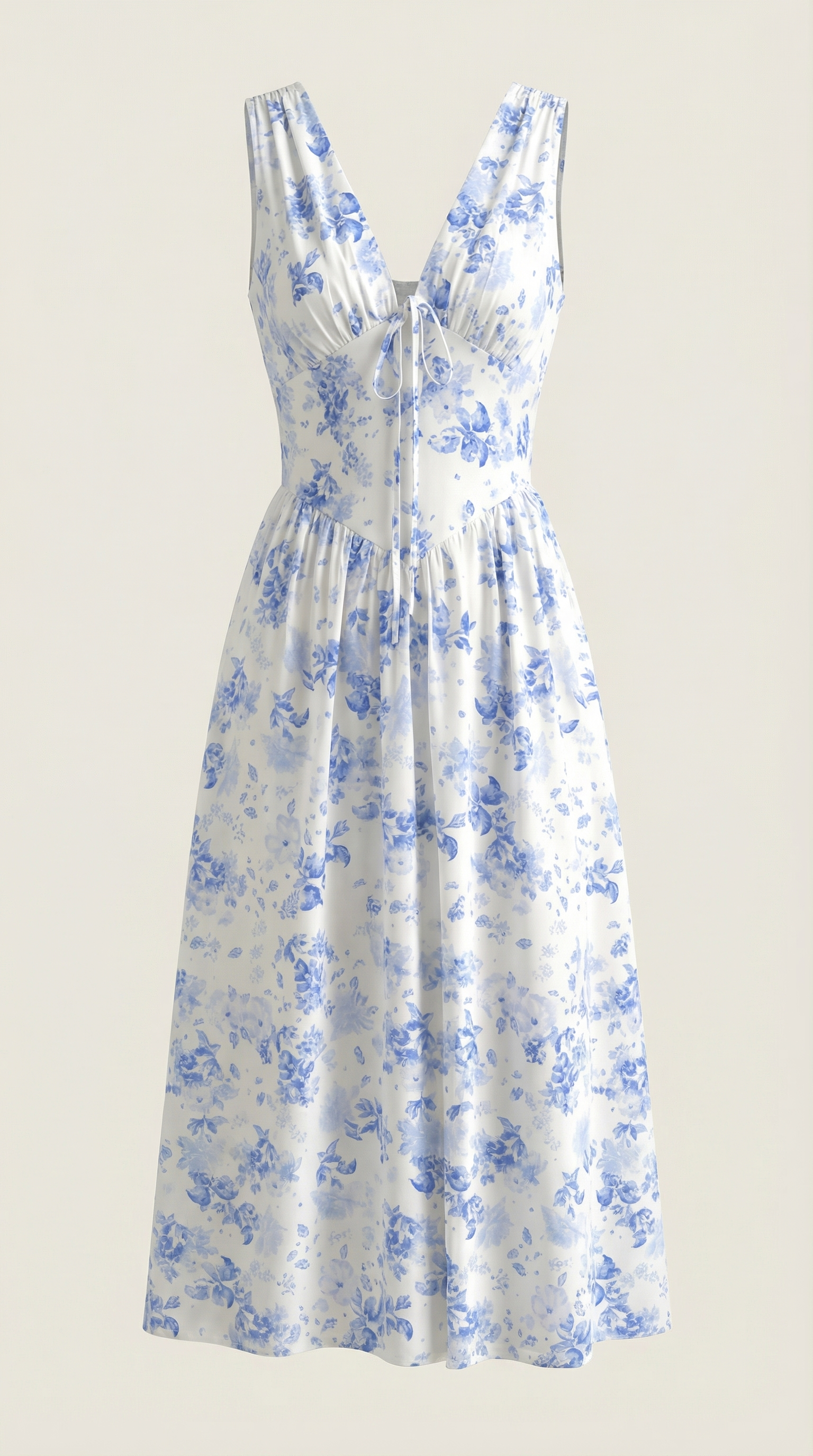 Vestido midi con escote en V Cassiopeia