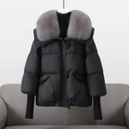 Aurora™ | Chaqueta Glam en Pluma Real
