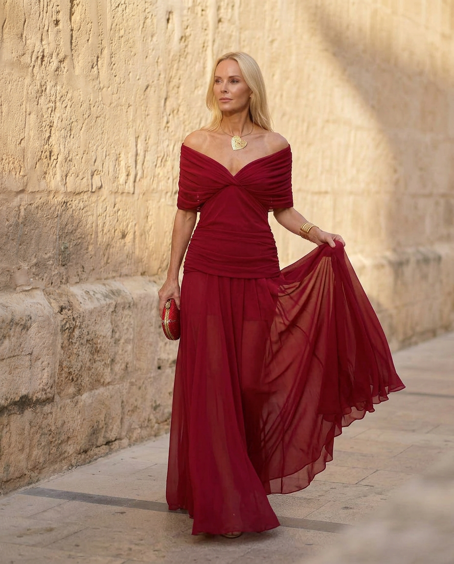Santana - Elegante vestido de seda