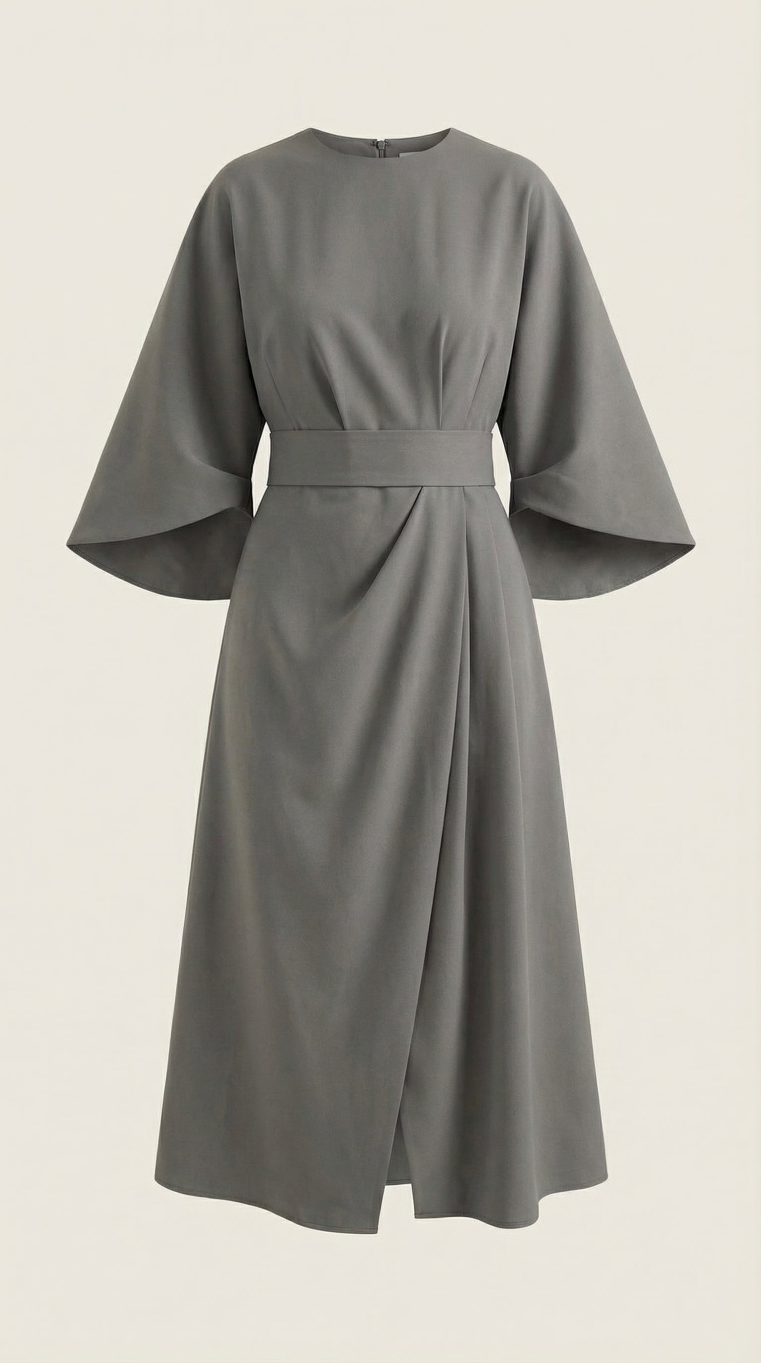 Vestido largo de Ana con cinturón