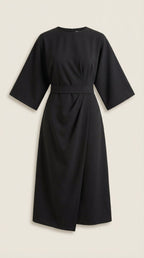 Vestido largo de Ana con cinturón