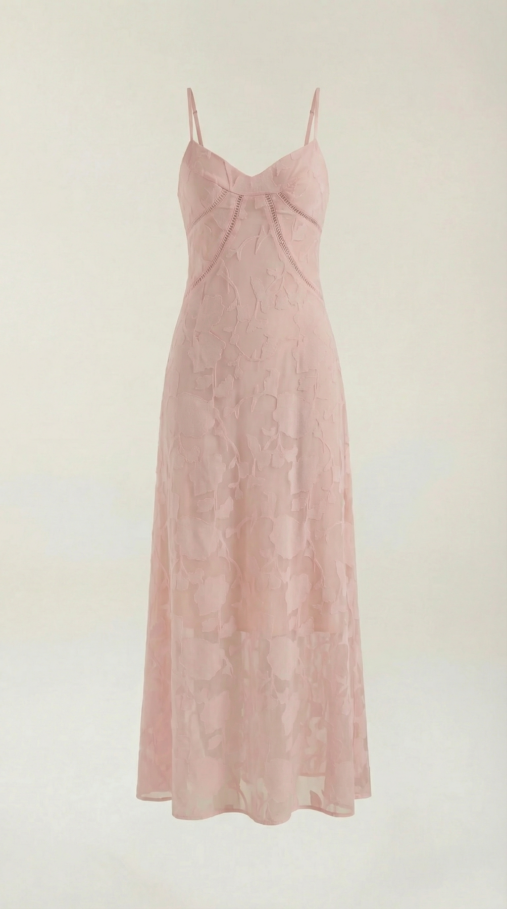 Vestido largo de encaje Arabelle