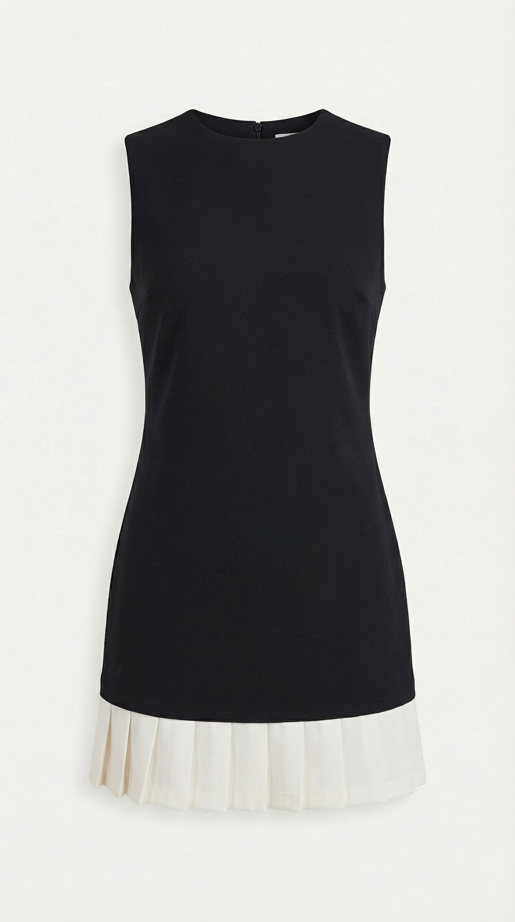 Vestido mini sin mangas de corte en A de Celine