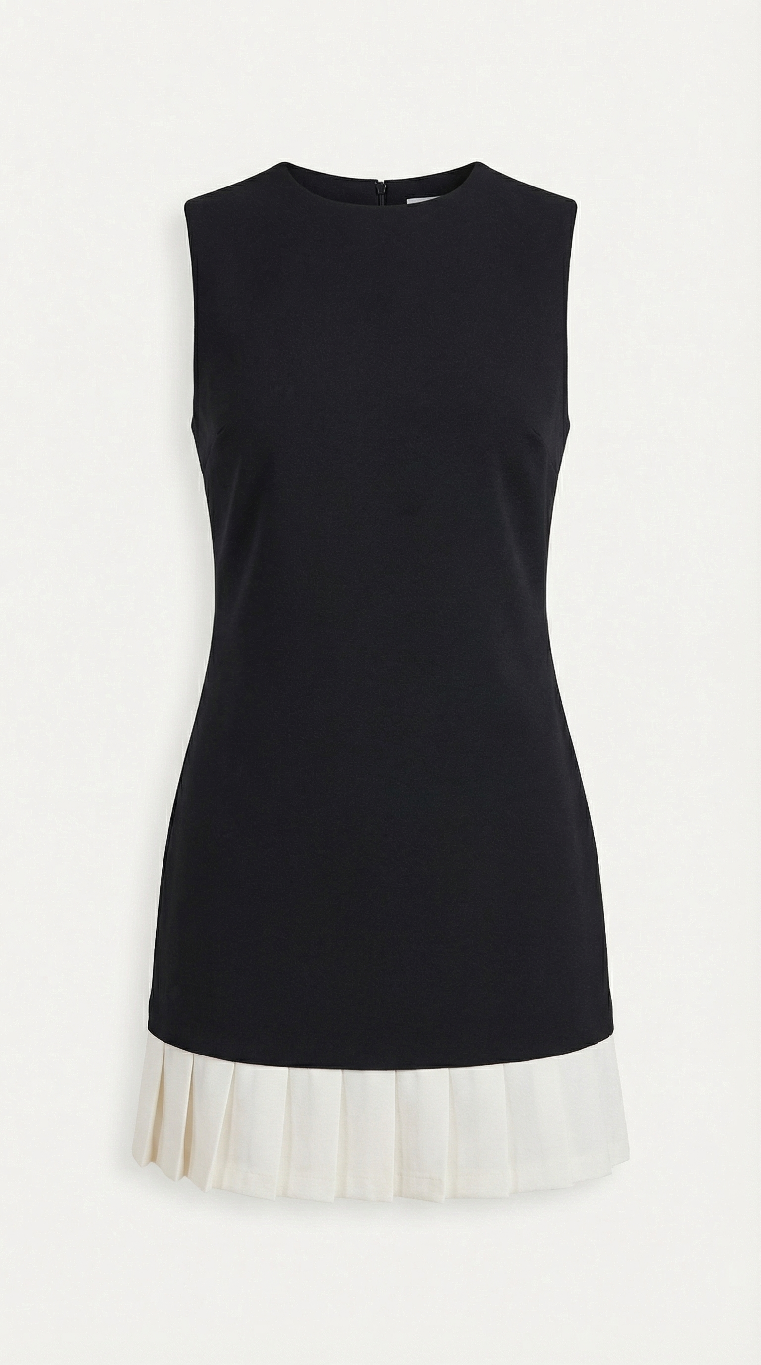 Vestido mini sin mangas de corte en A de Celine