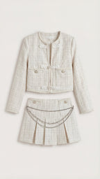 Doris Tweed Skirt Set