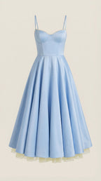 Vestido de tul y midi de Isold