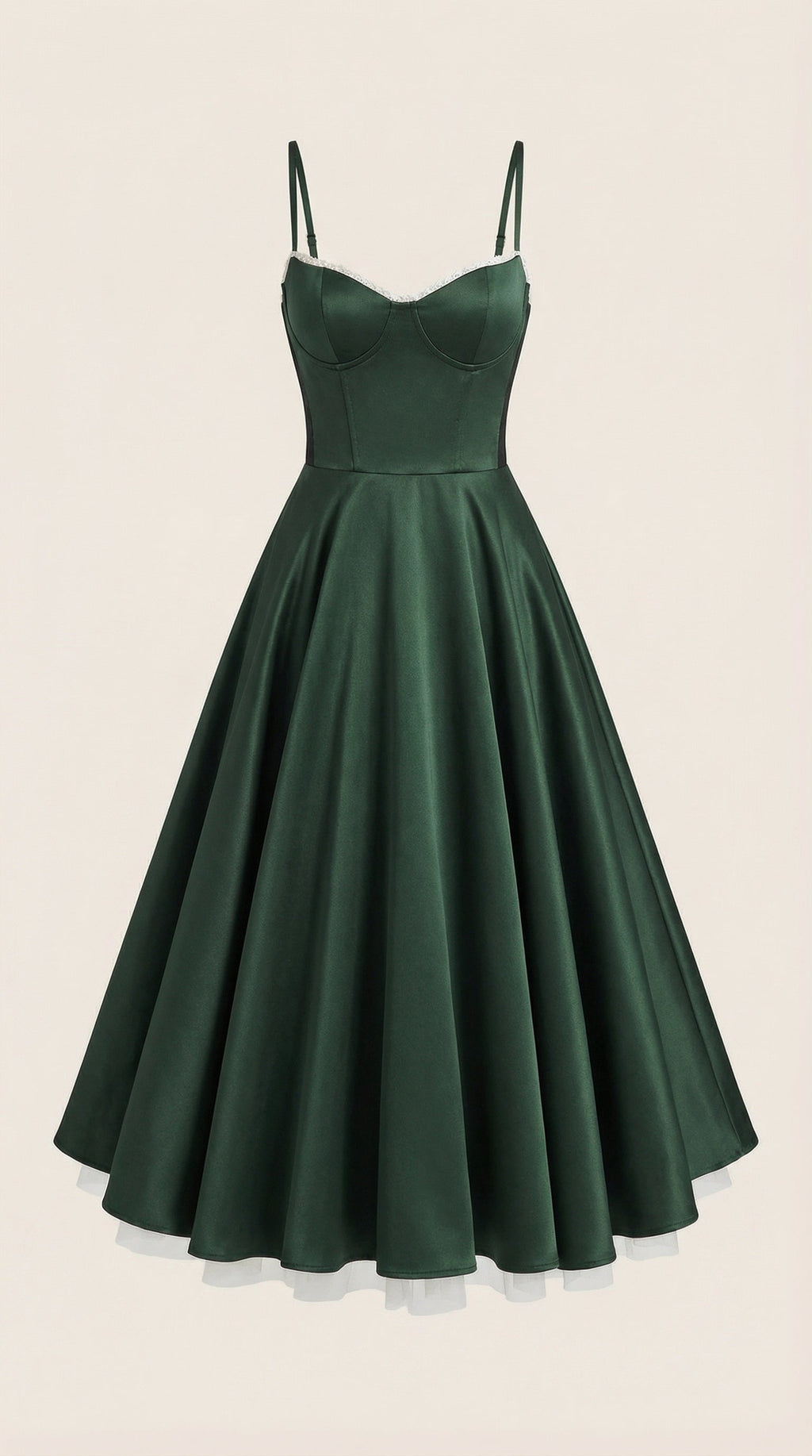Vestido de tul y midi de Isold