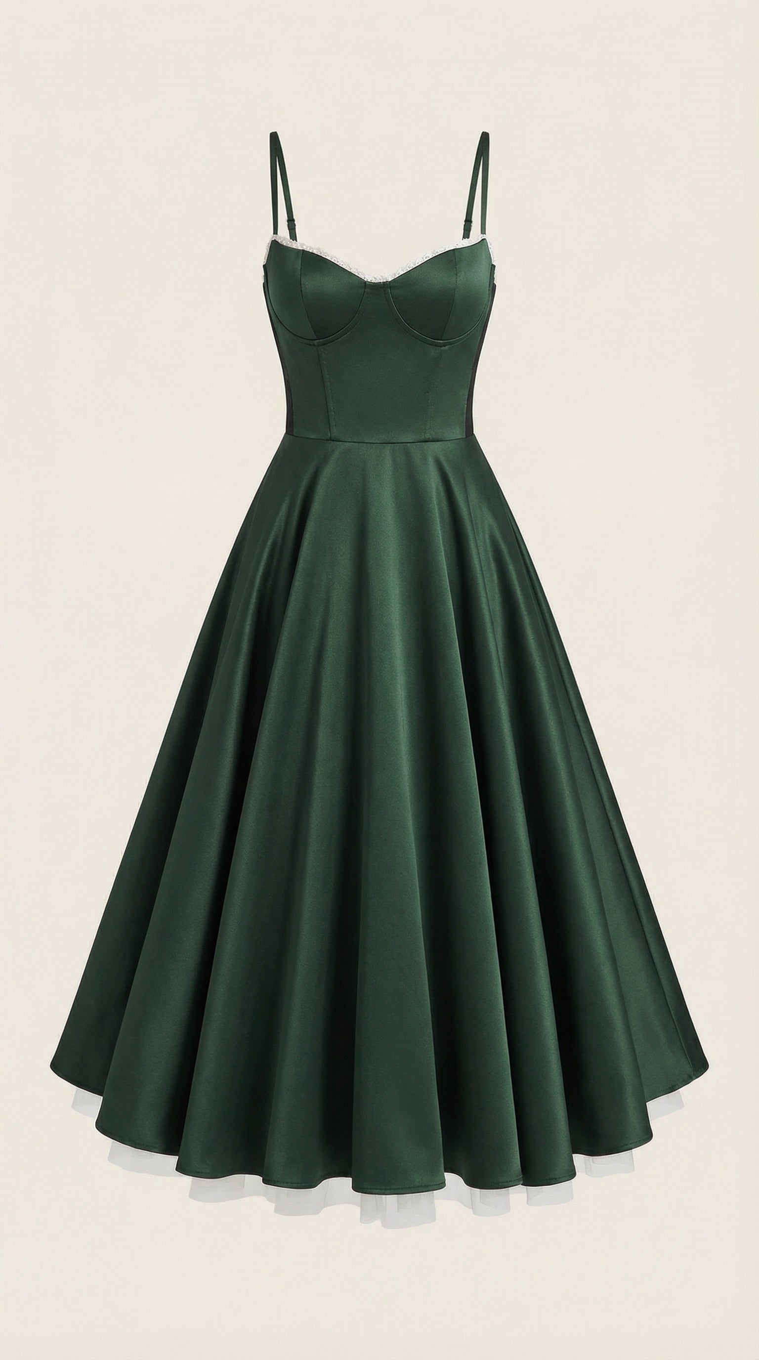 Vestido de tul y midi de Isold