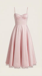 Vestido de tul y midi de Isold