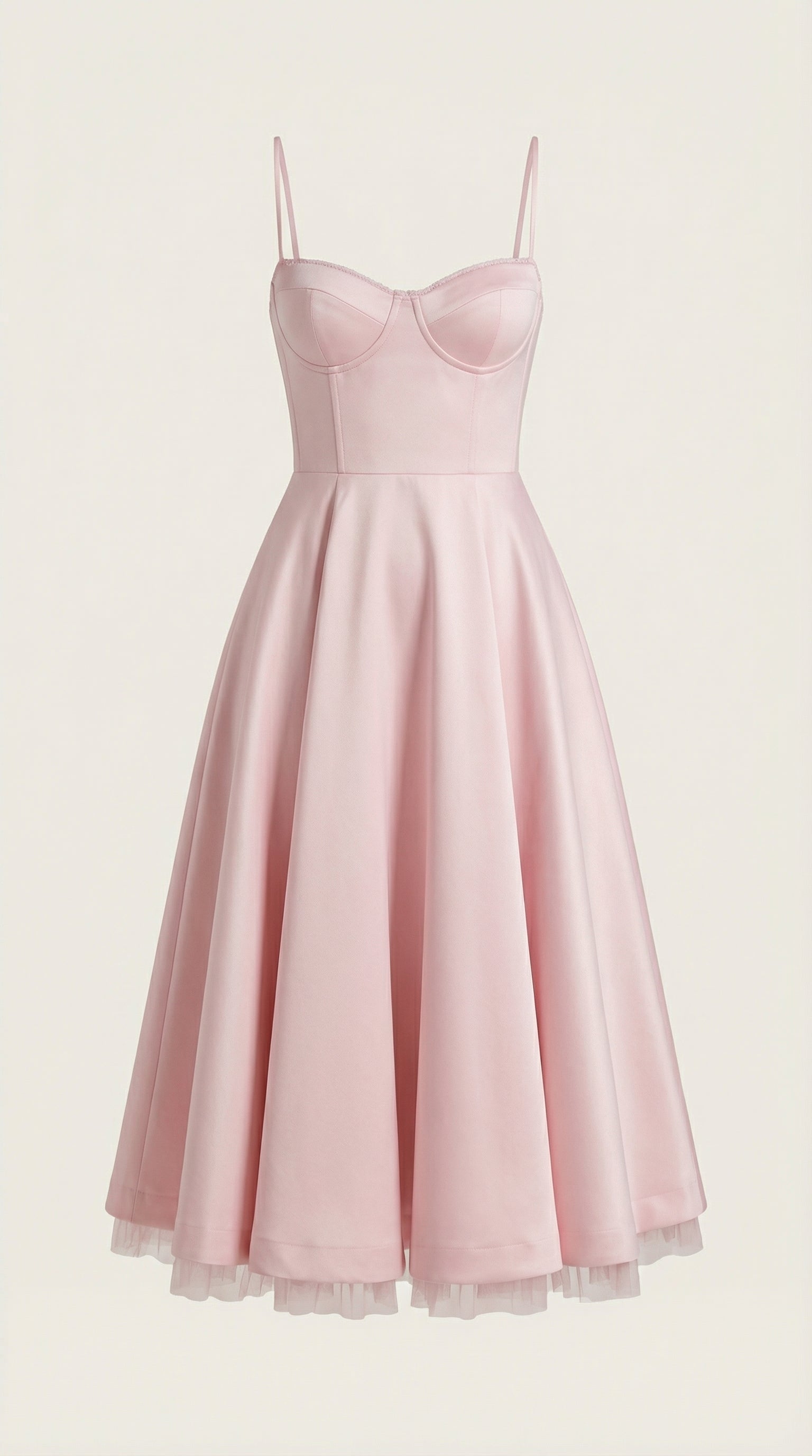 Vestido de tul y midi de Isold