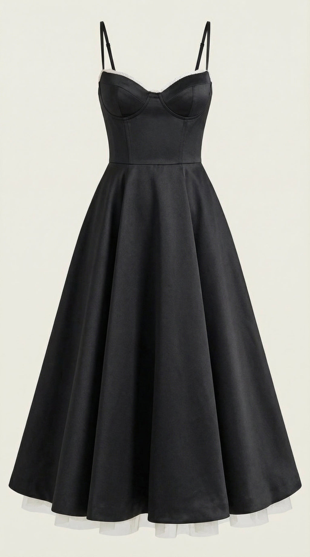 Vestido de tul y midi de Isold