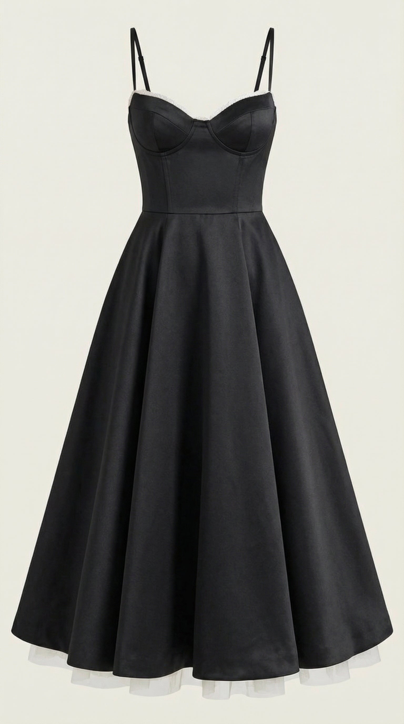 Vestido de tul y midi de Isold