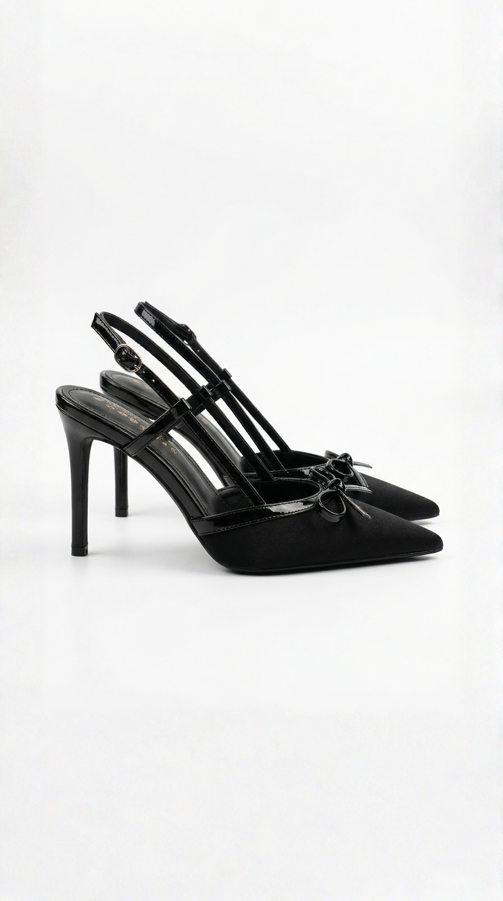 Zapatos de salón Rebecca de satén con lazo