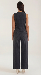 Conjunto Rhonda de Algodón y Denim