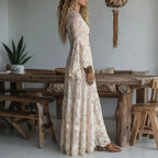 Lucasta - Vestido largo boho premium